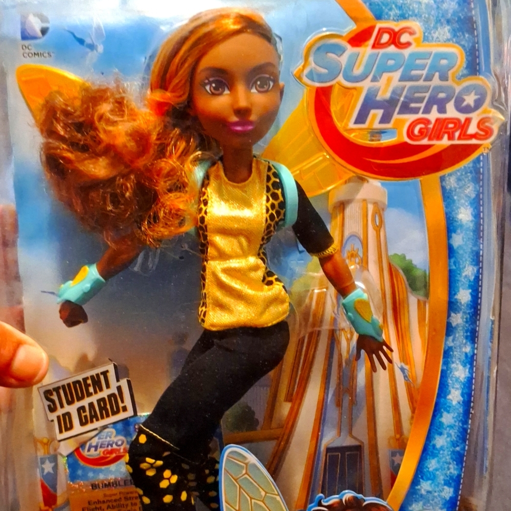 Black and Gold Doll with Accessories